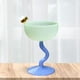 thumbnail image 5 of Vasos de yogur de vidrio de colores resistentes al calor con patas, s pequeños para , copas de postre, para frutas, Bar, cócteles, , base Macarena Cuencos de postre de copa, 5 of 7