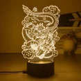 thumbnail image 2 of Figura de dibujos animados del Rey Mono Goku, luz nocturna LED, Bola de dragón, luz nocturna, Super Saiyan, lámpara 3D, adorno, juguete, regalos de cumpleaños, 2 of 2