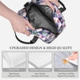 thumbnail image 3 of Easygdp Plaid Flamingo Caja de Almuerzo para Mujeres y Hombres, Bolsa de Almuerzo Insulada, Bolsas Reutilizables Impermeables para Viajes, Trabajo y Picnics, 3 of 7
