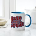 thumbnail image 4 of CafePress - Hate Won't Make Us Great Mug - 11 oz Ceramic Mug - Novelty Coffee Tea Cup, 4 of 4