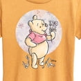 thumbnail image 3 of Winnie the Pooh - Floral Circle Pooh - Women's Short Sleeve Graphic T-Shirt, 3 of 6