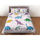 thumbnail image 3 of Lavanda púrpura dinosaurio ropa de cama, ropa de cama infantil completo, lindo juego de funda nórdica,, 3 of 4