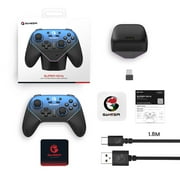 وحدة تحكم الألعاب اللاسلكية GameSir Super Nova للكمبيوتر الشخصي/Switch2/iOS/Android، عصا تأثير هول ومشغل، مقابض مطاطية، إضاءة RGB، ABXY قابلة للتبديل، لوحة أمامية قابلة للفصل، 1000 مللي أمبير مع قاعدة شحن