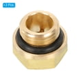 thumbnail image 3 of Uxcell Air Compressor Oil Sight Glass, 2 Pack M16*1.5 Brass Oil Liquid Level Gauge, 3 of 5
