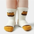 thumbnail image 5 of Fraobbg 12 Pairs Baby Non Slip Crew Socks Toddlers Infant Cotton Skid Grips Socks 6Months-7 Years, 5 of 9