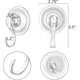 thumbnail image 4 of 2 colgantes de corona transparentes, reutilizables, resistentes, con ventosa y toallitas, 10 kg, para ventana de cristal resistente., 4 of 5
