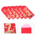 thumbnail image 4 of KAKOWELY 36 sobres de Año Nuevo Chino, Año de la Serpiente, sobres de la suerte para el Festival de Primavera, sobres rojos de papel de bolsillo, paquetes de dinero de la suerte., 4 of 5