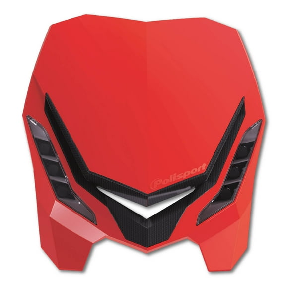 Polisport 8670800004 E-Blaze Headlight - Red/Black