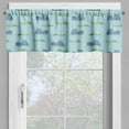 thumbnail image 2 of Ambesonne Animal Window Valance, Hippo Crocodile in Water, 54" X 18", Slate Blue Pale Blue, 2 of 5