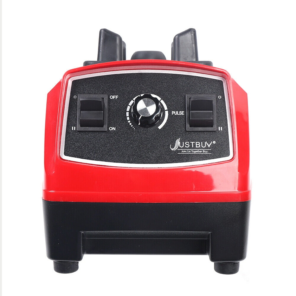 Miumaeov Professional Blender Heavy Duty Commercial Countertop Blender 2200W High Power Grade Automatic Blenders Mixer Juicer Fruit Food Processor Ice Smoothies Machine 2L Red