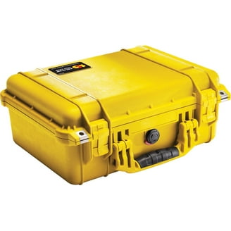 Pelican Air 1485 Empty Case - Yellow Crushproof Carry-On Case With Wheels, No Foam