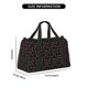 thumbnail image 3 of Fotbe Love Valentine's skull Bolsa de Viaje con Estampado, Bolsa de Fin de Semana para Mujer con Compartimento para Zapatos, Bolsa de Gimnasio con Bolsillo Húmedo, 3 of 7