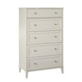 Monticello Tall 5Drawer Dresser, Taupe
