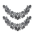 thumbnail image 4 of yotijay 4xLace Collar Applique Sew on DIY Embroidery Applique for Dancing Bridal Dress Black, 4 of 9