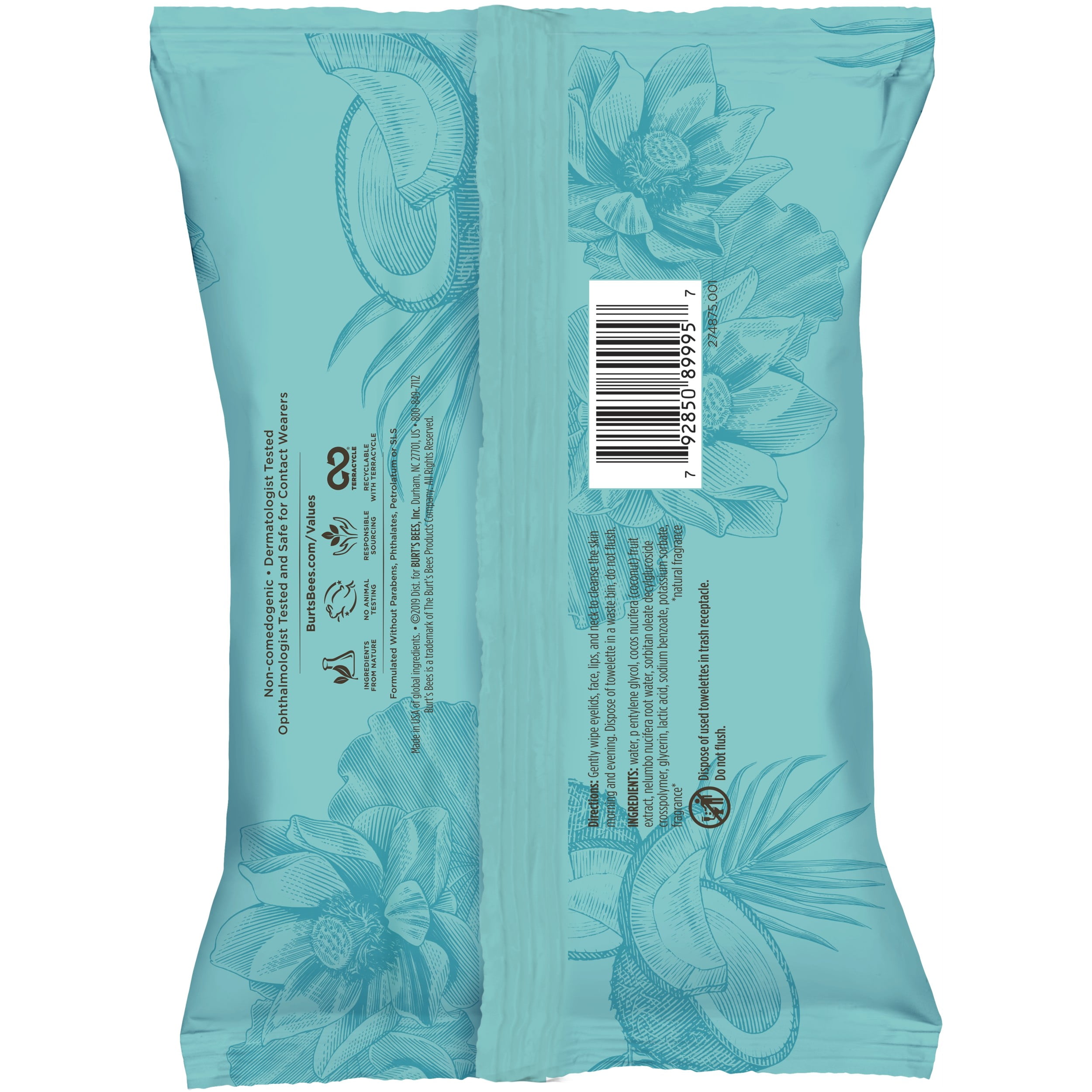 burt's bees micellar water wipes