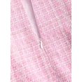 thumbnail image 3 of Pink Tweed Strapless Mini Dress With Front Bow Knot A-Line Fit, 3 of 6