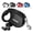 Black, variant on Emperor Pets 26 ft Retractable Dog Leash Large Dogs, Black - Up to 110 lbs, Heavy Duty Dog Leash Retractable 26 ft, Aura Series - BK26