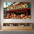 thumbnail image 6 of Blue Fabric Concessions Banner with Leather Glove Elements Party Decoration Backdrop for Carnival Events Festival Stalls Popcorn Stands, 6 of 6