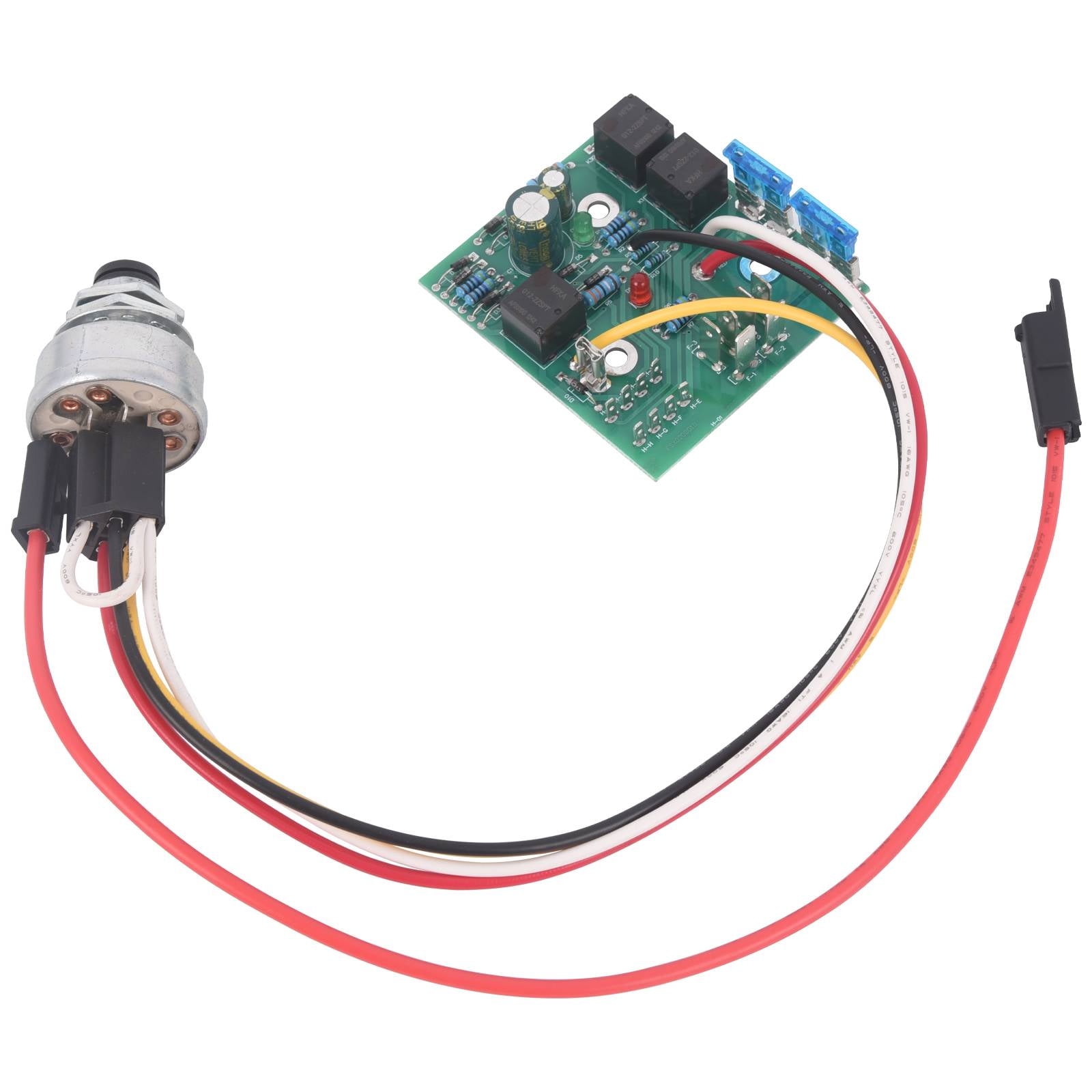 TOPAZ Ignition Switch Module with Keys Compatible with John Deere LX255 LX266 LX277 LX279 GX255 GX325 GX335 GTX345 GT225 GT235 GT235E 355D X465 X475 X495 X585 Replace# AM127824