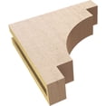 thumbnail image 6 of 3"W x 12"D x 12"H Thin Mediterranean Rough Cedar Woodgrain TimberThane Corbel, Primed Tan, 6 of 6