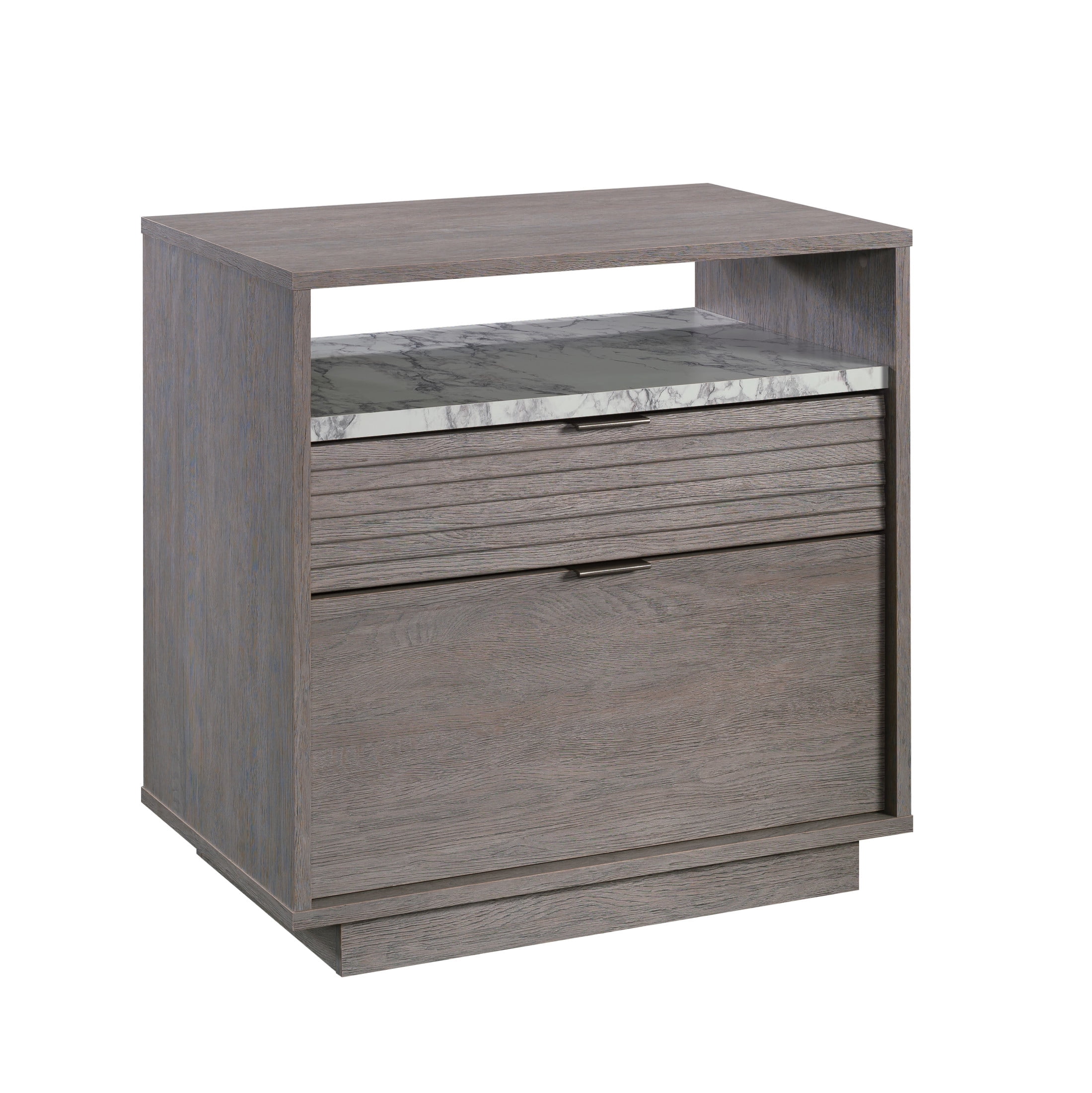 Sauder East Rock 2-Drawer Lateral File Cabinet, Ashen Oak Finish