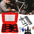 thumbnail image 1 of Ensemble d'Outils Extracteurs de Roulements de Trou de Store Robustes 10 Pcs, Kit d'Extracteur Intérieur de Moto 8-25mm avec Étui de Rangement Portable, Kit d'Extracteur Interne pour Réparation de Moto et Bicyclette, Facile à Utiliser (1 Pce*R), 1 of 1