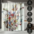 thumbnail image 4 of Americanflat 71" x 74" Shower Curtain, Spring Bouquet by PI Creative Art, 4 of 7