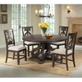 thumbnail image 4 of Bowery Hill Round Dining Table in Smokey Walnut, 4 of 8