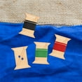thumbnail image 4 of COMPUKAS 100Pcs Embroidery Floss Bobbins for Sewing Supplies Diy Enthusiasts Beige Color, 4 of 8