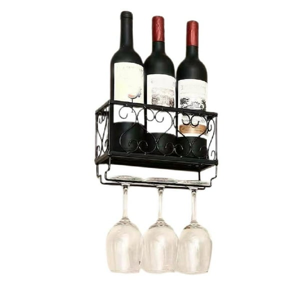 Wall Mounted Wine Glass Rack