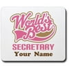 Cafepress Personalized Secretary Mousepa