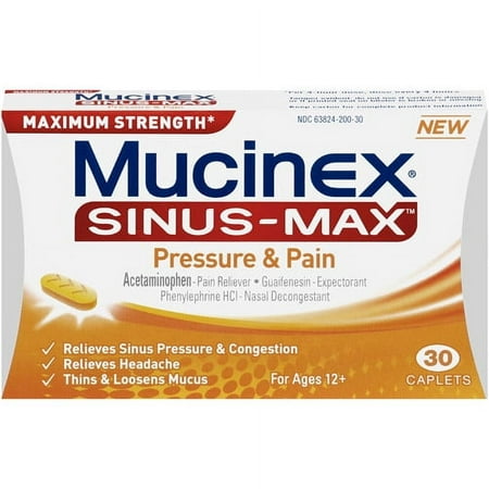 Mucinex Sinus Pain & Pressure 30ct