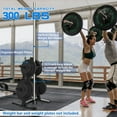 thumbnail image 5 of A-Frame Weight Plate Tree for 1" Olympic Plates - Holds 300 lbs, Dumbbell Rack and Home Gym Storage Stand - Organize Your Workout Area, 5 of 6
