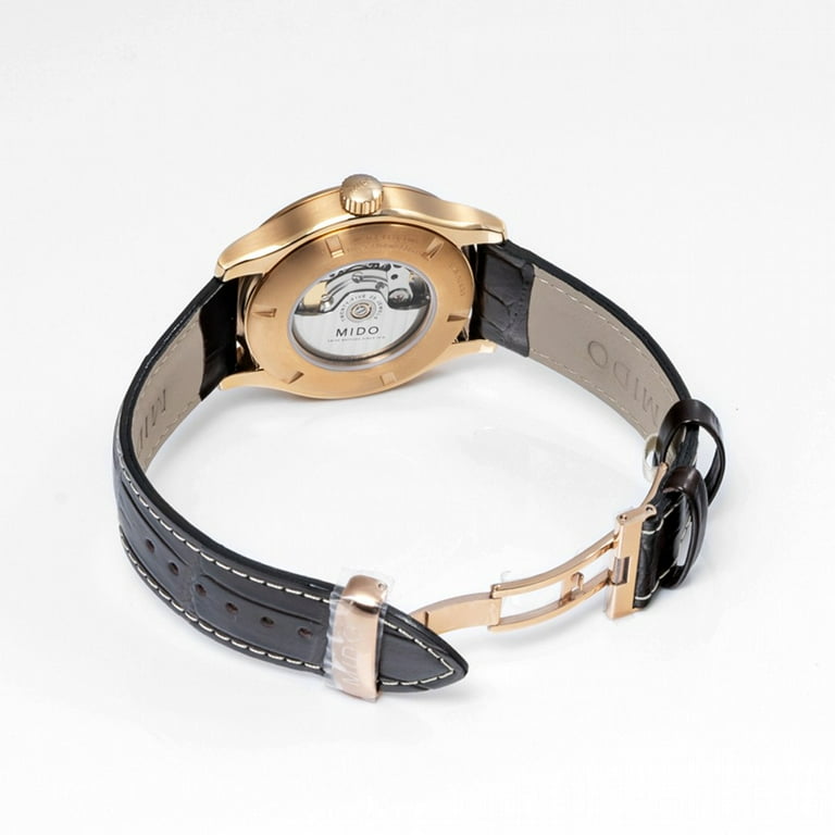 Mido Men's M0054303603100 Multifort Analog Swiss Automatic Brown