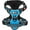 Blue, variant on Astarin Pet No Pull Dog Harness for Small Medium Large Dogs, 2 Leash Clips, Orange, XS