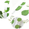 TIERPOP Self Adheive Note Paper Unlined Leaf Shaped Notes Pocket