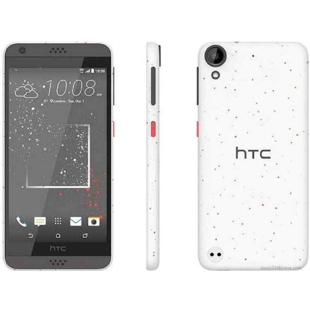 HTC Desire 530 Android Smart Phone Unlocked Phone (White Speckle