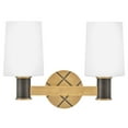 thumbnail image 5 of Declan 2 - Light Heritage Brass And Black Oxide - LED Steel Wall Sconce, 5 of 9