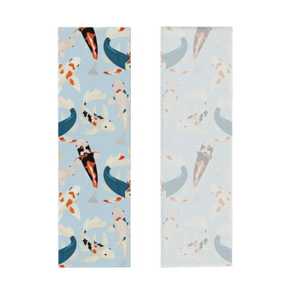 Picia Japanese Carps Pattern Cooling Towels (40"x12") Cool Towel, Cold Towel, Microfiber Soft Breathable Chilly Ice Towel