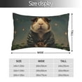 thumbnail image 2 of Sikiie Lotus Leaf Starry Sky Guinea Pig Pillow Covers, Throw Pillow Case Cushion Covers,Cushion for Bedroom,Couch,Home-20"x30", 2 of 6