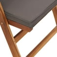 thumbnail image 7 of vidaXL Reclining Patio Chairs with Cushions Seat Yard 2 Pcs Solid Wood Teak, 7 of 7