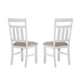 thumbnail image 4 of Powell Turino Smokey White Dining Side Chair (Set of 2), 4 of 10