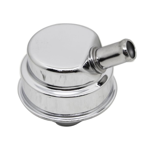 Fits Mopar Push In Style Oil Breather Cap Round Chrome Steel Walmart