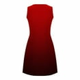 thumbnail image 5 of Sakmal Moomoo Nightgowns for Women Sleep Tanks Comfy with Pockets Night dress Sleeveless Red Sleep Tanks, 5 of 7
