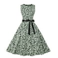 thumbnail image 1 of Robes d'Été pour Femmes pour la Plage Robes d'Été pour Femmes Plage Imprimé Floral Sans Manches Robe Débardeur Robes d'Été pour Femmes Plage Robes d'Été pour Femmes, 1 of 8
