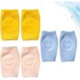 thumbnail image 2 of Rodilleras para gatear KAIYANG 3 pares transpirables antideslizantes amarillo azul color piel, 2 of 3