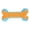 Orange, variant on Chew Toy for Dog Toothbrush Stick Dog Toys for Aggressive Chewers Interactive Toys Treats Tough Toy to Keep Them Busy Chew Toys for Small Dogs (Bone Toy - Red)