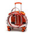 thumbnail image 3 of Transportín transparente para mascotas MiMu con ruedas: carrito para perros o gatos pequeños para viajes con mascotas: mochila alternativa para gatos, 3 of 5