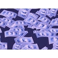thumbnail image 1 of Ahgly Company Machine Washable Indoor Rectangle Transitional Mauve Purple Area Rugs, 2' x 5', 1 of 7