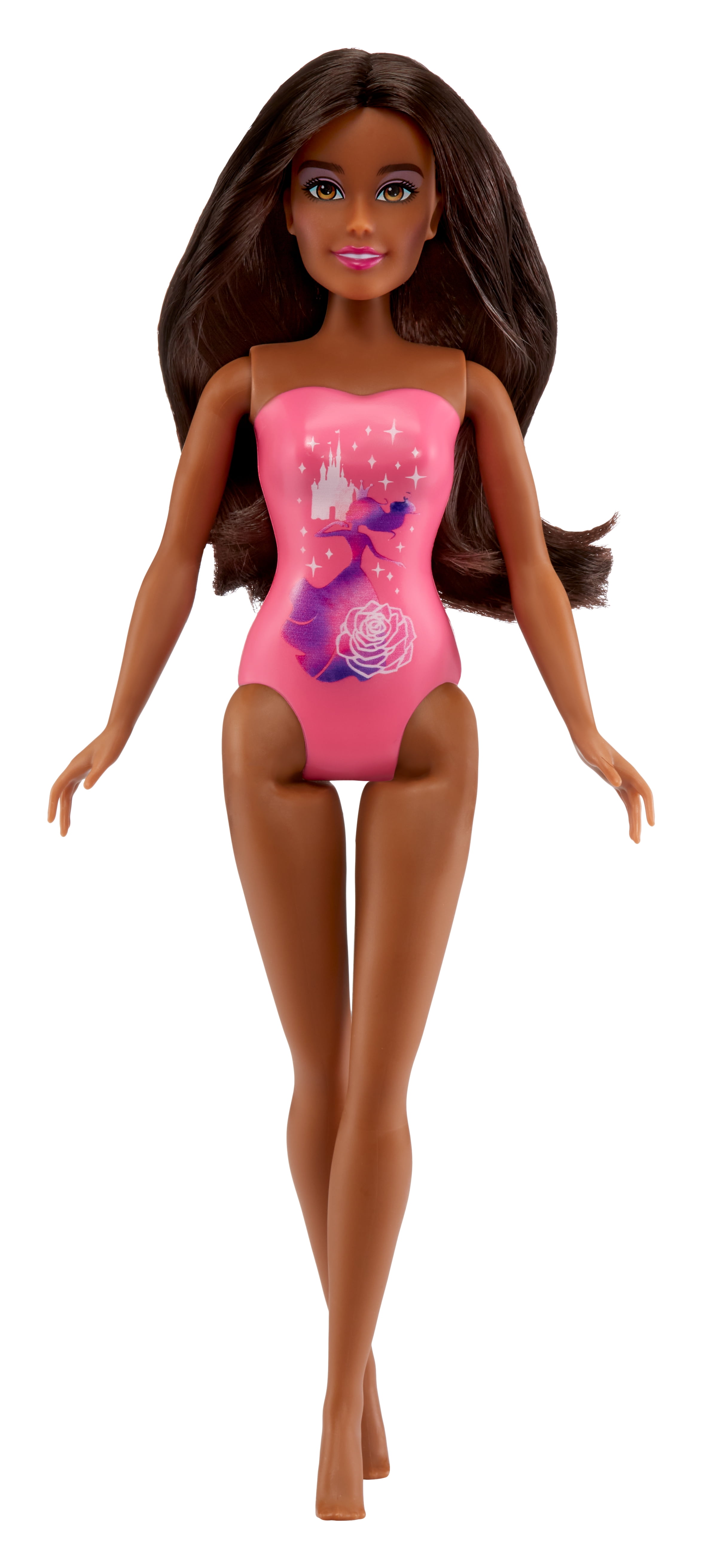 Barbie Floral Swimsuit Water Play Doll Girl Toys Birthday Christmas Gift 